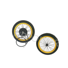 gold color rims High Quality 3000w electric bicycle motor conversion Kit with lithium battery